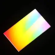 Double Axis Diffraction Grating Sheet Holographic 100-600 Lines Optical Instrument Crosshair orthogonal Measure Interference (Color : 300 Lines 1mm, Diameter : 40x25mm)
