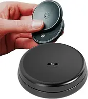 ONO Slider - Handheld Fidget Toy for Adults | Help Relieve Stress, Anxiety, Tension | Promotes Focus, Clarity | Compact, Portable Design | Black Aluminum