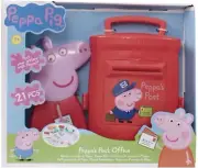 Peppa Pig Peppa’s Post Office Play Set 21 Pieces Pretend Play Portable