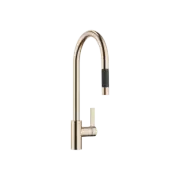 Dornbracht TARA ULTRA Single-lever mixer Pull-down w. spray function Brushed Cha