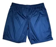 DSG Men's Mesh Shorts - Size 3XL Pocketless Drawstring Navy blue No Lining