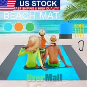 Foldable Sand Free Beach Mat Outdoor Picnic Blanket Sandless Mattress Camping
