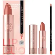 [Anastasia Beverly Hills] Fuller Looking & Sculpted Lip Duo Kit - Peach Bud Satin Lipstick + Sun Baked Lip Liner