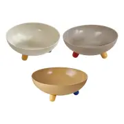 Fruit Bowl Round Multipurpose Footed for Kitchen Entryway Table Centerpiece