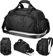 Gym Duffel Bag, Waterproof Sports Gym Bag for Men Women, Weekend Travel Bag