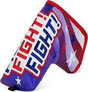 Golf Putter Headcovers Blade Putter Cover, Magnetic Golf Putter Head Cover Fight Fight Fight