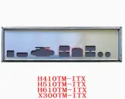 Shield I/O IO Backplate For ASRock X300TM-ITX Motherboard