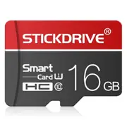 16Gb U1 White Line Red And Black Tf(Micro Sd) Memory Card