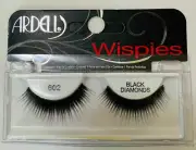 Ardell Professional Wispies Eye Lashes 3 PACKS Clusters Black Diamonds 602 NEW