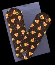 Roller Skate Toe Guards Halloween Candy Corn