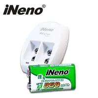 在飛比找良興EcLife購物網優惠-iNieno 9V鋰電專用充電器+9V/850mAh鋰電充電