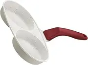 OFFSCH Breakfast Skillet Egg Pan Electric Frying Pancake Maker Double Pan with Lid Pot Machine Pancake Pan Griddle Nonstick Frying Pans Cooker Cookware 2 Frying Pan Eggs Medical