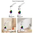 Desk Lamp Reading Lamp Decorative Dimmable Office Lamp with Clock Date