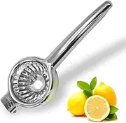 Chef's Star Lemon Squeezer Stainless Steel Citrus Juicer - Large Fruit Squeezer for Drinks - Rust-proof Juice Press, Non-Slip Manual Hand Juicer, Ideal for Juicing Lemons, Limes, Small Oranges