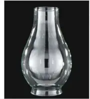 BP Lamp 2" X 5 3/8" Clear Glass Oil Lamp Chimney, #57961