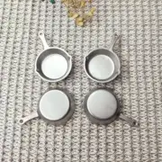 1pc Simulation Fry Pan Saucepan Model Dollhouse Miniature Kitchen Cookware Decor