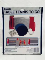 Franklin Table Tennis To Go Ping Pong Set New