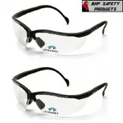 2 PAIR LOT Bifocal Safety Reading Glasses Clear Lens Reader ANSI Z87.1 Men Women