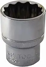 KC-Tools Double Hex Socket KC-Tools 1/2 Inch Drive Double Hex Socket, 19 mm Size