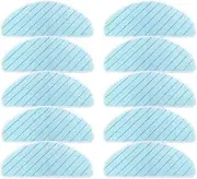 MCFPGFVKNA 10PCS T9 T9 PRO T9 MAX T9 Vacuum Cleaner Robot Mop Rag Spare Parts Mop Pad Compatible with Ecovacs Compatible with Deebot Compatible with Ozmo Compatible with AIVI mop