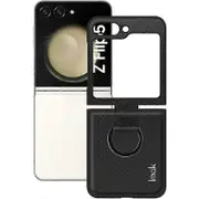 imak Ruiyi Series Carbon Fiber Phone Case with Ring Holder For Samsung Galaxy Z Flip5 5G
