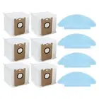 For Zaco A10 Pro Robot Vacuum Cleaner Replacement Mop Cloths and Dust Bags