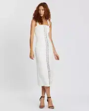NWT RRP $550 Sass & Bide THE ATLAS Eyelet Dress Size 40/10 Fee Post