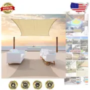 Breathable Woven Beige Sun Shade Sail - 3- for Lasting Protection