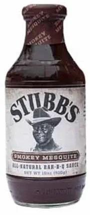 Stubbs Smokey Mesquite BBQ Sauce 510g x 1