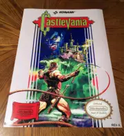 Castlevania NES box art retro video game 24" poster print nintendo 80s dracula