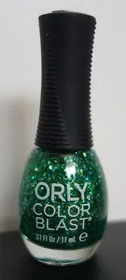 ORLY Color Blast Disney ~ PART OF YOUR WORLD Green Holographic Glitter # 50146