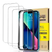 (3 Pack) Front Screen Protector for iPhone 15 Pro Max with Auto Alignment Kit