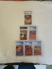 Pokemon: Graded Charizard Mixed Lot - Holo - CGC/ PSA/ CGC 8.5 - 10 Gem Mint (6)
