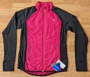 NWT Champion Women's Ultimate Jacket Samba Pink Black Medium Full Zip NEW