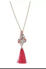 $75 retired Betsey Johnson Memoirs of Betsey Dragon Pendant Necklace BJL-10A