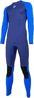 bestgift Men's Diving Suit one-Piece Warm Sun Protection Snorkeling Suit 3mm Diving Wetsuit Swimsuit Long-Sleeved Pants