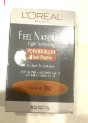 L'Oreal Feel Naturale Light Softening Blush Shade AU NATUREL Loreal New 292 HTF