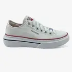 Skechers Cordova Classic New Standard White Navy Red Womens Court Sneaker