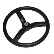 New Steering Wheel 3 Spoke Black Rubber Made Fit For Massey Ferguson Tractors