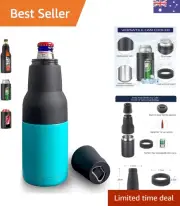 Beer Cooler, Premium Can Cooler and Stubby Holder with Beer Opener, Detachabl...