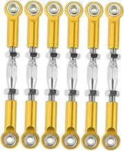 Totority 71mm Turnbuckle Rod Linkage Kit 6pcs Metal Rc Car Rod Linkage for 1/10 Scale Truck Buggy