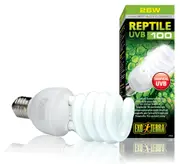 Exo Terra Reptile UVB 100 (Repti Glo 5.0 Compact Fluorescent) - 25 Watt Tropical (PT2187)