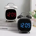 High Volume Electronic Alarm Clock LED Digital LED Clocks Bell Clock Bedroom