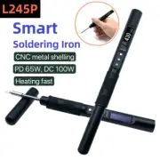 Soldering Iron 65W Fast Heating Smart Mini Portable Soldering Iron Pen W/ Tip