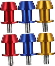 iplusmile 6pcs Swing Arm Spools for Motorcycle Easy Installation Impact Absorbing Sliders Fit for Paddock Stands Maintenance