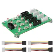 ATXs 6 8pin to 8 Way 5V/12V 3A Voltages Board for ATXs PSUs Computer Connection