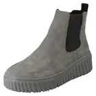 Ladies Rieker 'N2553' Warm Lined Synthetic Zip Up Platform Ankle Boots