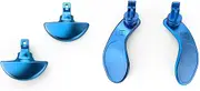 Muilt-Color Stainless Steel Edge Controller Back Button for PS5 Accessories, 4PCS