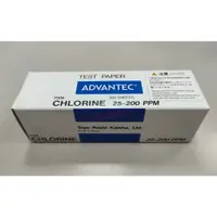 在飛比找蝦皮購物優惠-日本ADVANTEC 原裝進口【Chlorine餘氯試紙 2