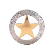Texas Star Screwback Concho 3/4" 7465-01